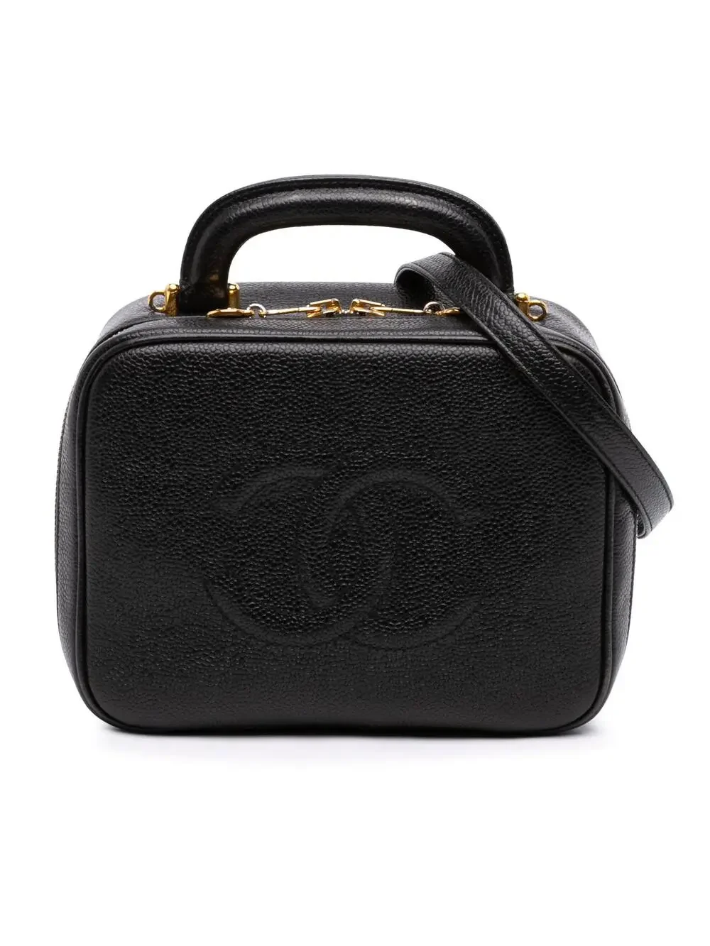 Chanel Medium Cc Caviar Vanity Case #306475C14B